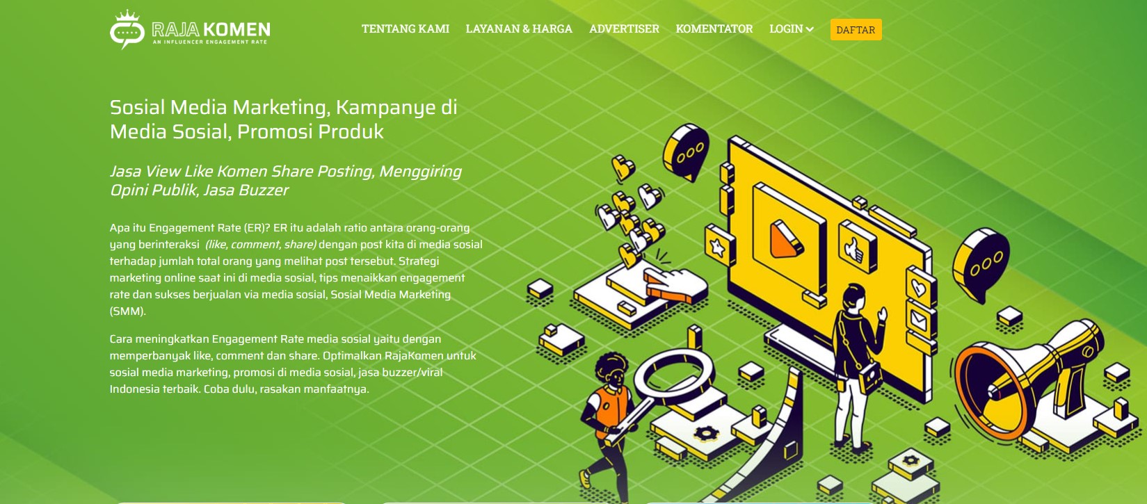 Rajakomen.com, Solusi Ampuh untuk Kampanye di Media Sosial